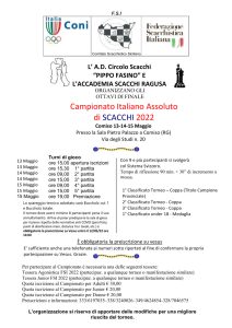 Toreno Provinciale di Scacchi 2022